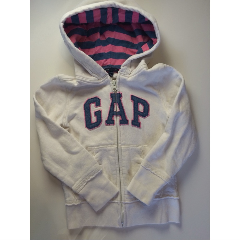 Girls GAP Hooded Zip-Up Sweatshirt